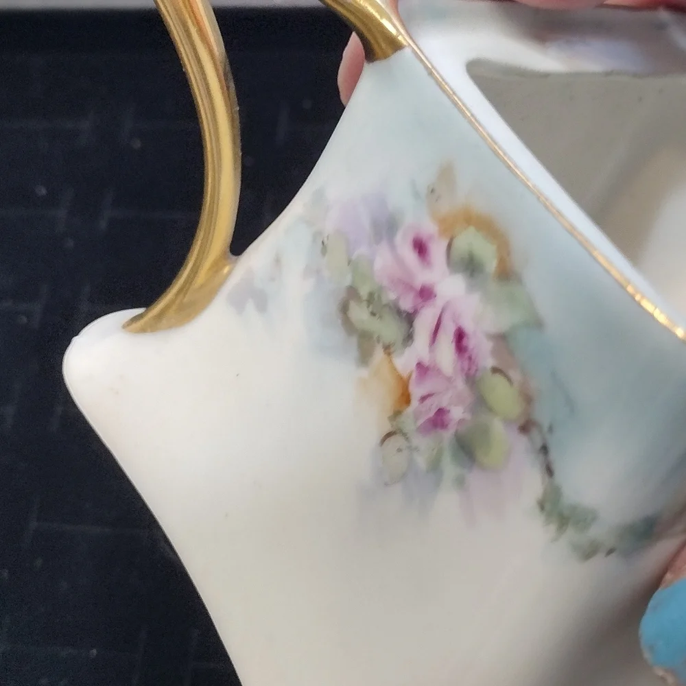 Limoges Buchanan Studio Hand Painted Sugar Bowl